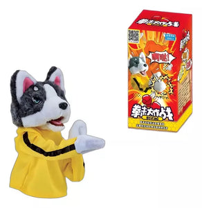 PELUCHE LOBO HUSKY BOXEADOR | ENVÍO GRATIS TODO EL PERU